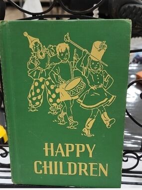 VINTAGE 1948 "HAPPY CHILDREN" HARDCOVER BOOK